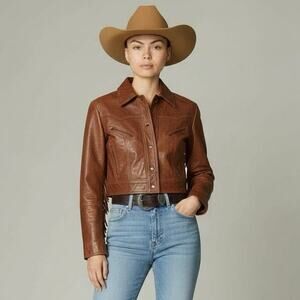 Vintage Soft Leather Silver Buckle Belt  Dark Brown  waist 28-34